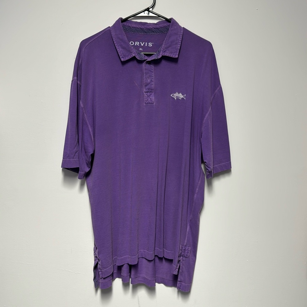 Orvis XL polo purple, perfect, never worn